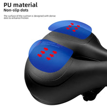 Заредете изображение във визуализатора на галерията – Rockbros AQ-6090R bicycle saddle - black and red
