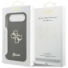 Заредете изображение във визуализатора на галерията – GUESS case for IPHONE 17 Air GUHCP17MSC4GSMK (Silicone W/ Big 4G Script) black
