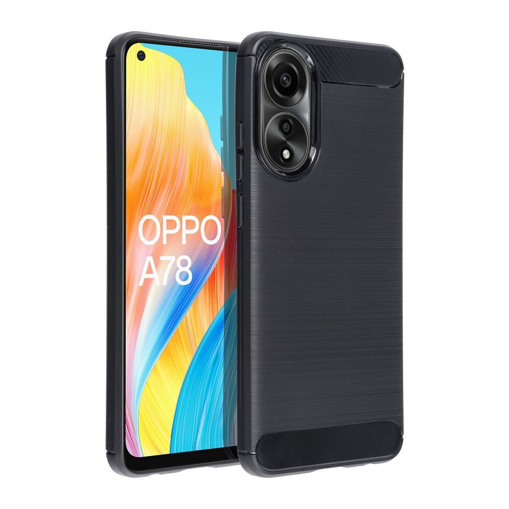 Гръб CARBON за OPPO A78 5G черен