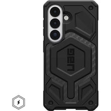 Заредете изображение във визуализатора на галерията – UAG Urban Armor Gear case MONARCH PRO with built-in magnet for SAMSUNG S26 carbon fiber
