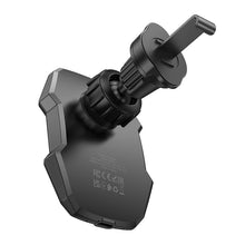 Заредете изображение във визуализатора на галерията – Borofone Car holder BH215 Adelante magnetic with induction charging to air vent black
