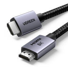 Заредете изображение във визуализатора на галерията – Ugreen HD171 cable with HDMI 2.1 8K connectors certified, 2 m long - gray
