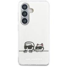 Заредете изображение във визуализатора на галерията – KARL LAGERFELD case for SAMSUNG S26 KLHMS26S6HPKACH (Magnetic IML K&amp;C Peekaboo) transparent
