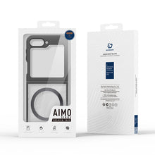 Заредете изображение във визуализатора на галерията – Dux Ducis Aimo Mag case for Samsung Galaxy Z Flip 6 - black
