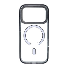 Заредете изображение във визуализатора на галерията – Case for iPhone 18 Pro Max / 17 Pro Max Frame Clear Hybrid Mag Cover compatible with MagSafe black
