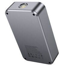 Заредете изображение във визуализатора на галерията – Powerbank 10000 mAh 2,4A 18W with a car jump-start function Hoco QS7 metal gray
