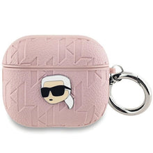 Заредете изображение във визуализатора на галерията – Karl Lagerfeld Monogram Karl Head case for AirPods 3 - pink
