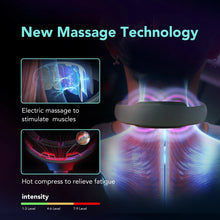 Заредете изображение във визуализатора на галерията – SKG K5 Pro massager, electrostimulator for the neck with compress - white
