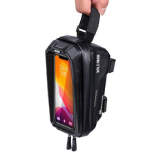 Заредете изображение във визуализатора на галерията – WILDMAN traveling bag for bike frame with zipper 1,2L (4 &quot;- 7&quot;) MS66 black
