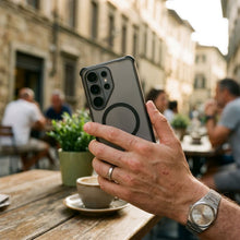 Заредете изображение във визуализатора на галерията – Case for Samsung S25 FE / S26 FE Forcell F-Protect BumperX Premium compatible with MagSafe black
