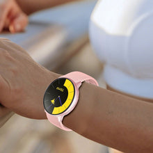 Заредете изображение във визуализатора на галерията – Smartwatch TITMO O-200 (GPS, AMOLED, bluetooth call, silicone strap) pink
