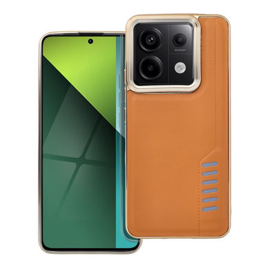 Гръб MILANO за XIAOMI Redmi Note 13 Pro 5G кафяв