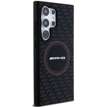 Заредете изображение във визуализатора на галерията – AMG Silicone Carbon Pattern MagSafe case for Samsung Galaxy S24 Ultra - black
