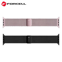 Заредете изображение във визуализатора на галерията – FORCELL F-DESIGN FA14 magnetic stainless steel strap for APPLE Watch 38 / 40 / 41 mm pink
