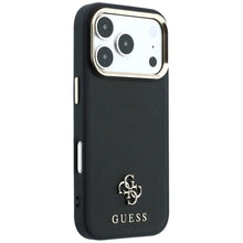 Заредете изображение във визуализатора на галерията – Case for IPHONE 18 Pro Max/17 Pro Max compatible with MagSafe (Saffiano Small 4G &amp; Classic Logo) back
