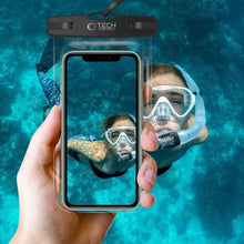 Заредете изображение във визуализатора на галерията – Tech-Protect Waterproof Case UWC7 waterproof cover for devices up to 6.9" - pink
