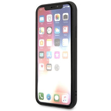 Заредете изображение във визуализатора на галерията – Karl Lagerfeld Saffiano Karl&amp;Choupette Head case for iPhone X/XS - black
