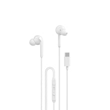 Заредете изображение във визуализатора на галерията – Dudao X3C+ wired USB-C in-ear headphones 1.2m - white
