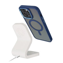 Заредете изображение във визуализатора на галерията – COLOR EDGE MAG COVER case compatible with MagSafe for IPHONE 17 navy blue
