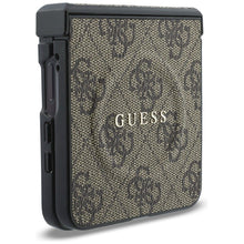 Заредете изображение във визуализатора на галерията – GUESS case for SAMSUNG GALAXY Z FLIP 8 compatible with MagSafe (4G Classic) brown
