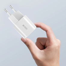 Заредете изображение във визуализатора на галерията – Tech-Protect C20W mini USB-C PD 20W / USB-A QC 3.0 network charger - black
