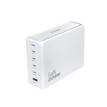 Заредете изображение във визуализатора на галерията – Dudao A228EU GaN charger 1x USB-A 4x USB-C PD 228W - white
