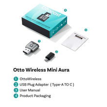 Заредете изображение във визуализатора на галерията – Wireless car adapter OTTOCAST CA530-T Mini Aura 2026
