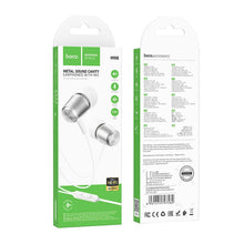 Заредете изображение във визуализатора на галерията – HOCO wire earphones Jack 3,5 mm with microphone M108 silver
