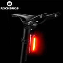 Заредете изображение във визуализатора на галерията – Rockbros A54BK rear bicycle light + micro USB - USB-A cable - black
