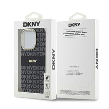 Заредете изображение във визуализатора на галерията – Original Case DKNY hardcase IML Mono &amp; Stripe MagSafe DKHMP13XHRHSEK for Iphone 13 Pro Max black
