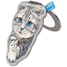 Заредете изображение във визуализатора на галерията – NIMMY magnetic hanger DENIM FASHION BRITISH SHORTHAIR CAT grey
