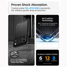 Заредете изображение във визуализатора на галерията – SPIGEN case TOUGH ARMOR T compatible with MagSafe for IPHONE 18 Pro / 17 Pro black
