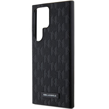 Заредете изображение във визуализатора на галерията – Original Pouch KARL LAGERFELD  hardcase Saffiano Mono Metal Logo KLHCS24LSAKLHPK for Samsung Galaxy S24 Ultra black

