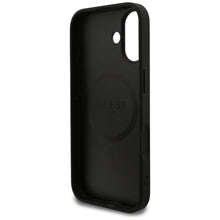 Заредете изображение във визуализатора на галерията – GUESS case for IPHONE 17 compatible with MagSafe GUHMP17SG4GFRK (PU 4G Ring Classic Logo) black
