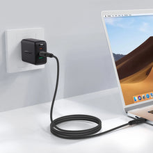 Заредете изображение във визуализатора на галерията – Acefast C8-03 USB-C / USB-C 60W 3A cable - black
