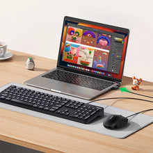Заредете изображение във визуализатора на галерията – Ugreen KU004 90875 keyboard wired 1.5 m for Windows / MacOS - black
