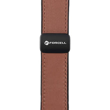 Заредете изображение във визуализатора на галерията – FORCELL F-DESIGN FA21 eco leather strap for APPLE Watch 42 / 44 / 45 / 49 mm brown
