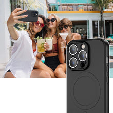 Заредете изображение във визуализатора на галерията – Tech-Protect Icon MagSafe case for iPhone 14 Plus / 15 Plus - black
