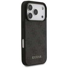 Заредете изображение във визуализатора на галерията – GUESS case for IPHONE 17 Pro GUHCP17LG4GFGR (PU 4G Classic) black
