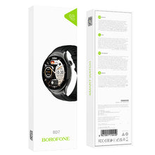 Заредете изображение във визуализатора на галерията – Borofone Smartwatch BD7 dark grey
