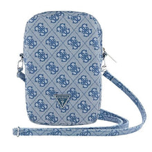 Заредете изображение във визуализатора на галерията – Guess Zip 4G Triangle bag - blue
