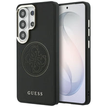 Заредете изображение във визуализатора на галерията – GUESS case for SAMSUNG S26 Ultra GUHMS26L5PG4SRGK (Perforated Logo MagSafe) black
