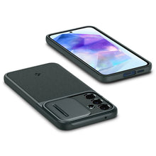 Заредете изображение във визуализатора на галерията – Spigen Optik Armor case for Samsung Galaxy A55 5G - dark green
