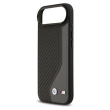 Заредете изображение във визуализатора на галерията – BMW case for IPHONE 17 Air compatible with MagSafe BMHMP17M25PCCSCAK (PU Carbon Logo) anthracite

