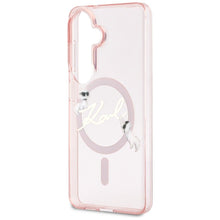 Заредете изображение във визуализатора на галерията – KARL LAGERFELD case for SAMSUNG S26 KLHMS26S5HKSCAP (Magnetic IML KC Script) pink
