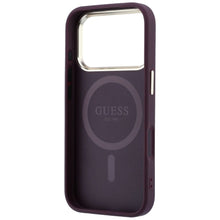 Заредете изображение във визуализатора на галерията – Case for IPHONE 18 Pro/17 Pro compatible with MagSafe (Saffiano Small 4G &amp; Classic Logo) brown
