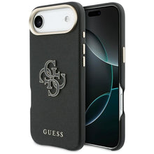 Заредете изображение във визуализатора на галерията – GUESS case for IPHONE 17 Air GUHCP17M5PS4RGGK (PU FW Resin Logo) black
