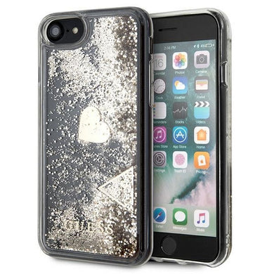 Оригинален гръб GUESS за IPHONE 7 / 8 / SE 2020 / SE 2022 GUOHCI8GLHFLGO (Liquid Glitter) златист