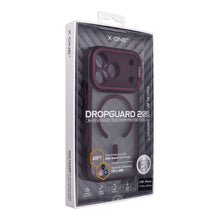 Заредете изображение във визуализатора на галерията – X-ONE Dropguard 2S compatible with MagSafe for iPhone 18 Pro / 17 Pro dark cherry
