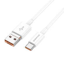 Заредете изображение във визуализатора на галерията – Borofone Cable BX102 Winner - USB + Type C to Type C - PD 60W 1 metre white

